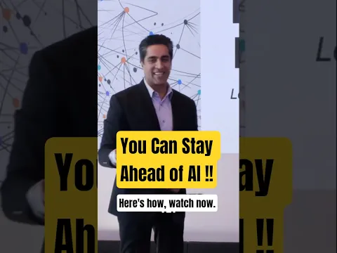 AI Is Rising. Here’s How to Stay Irreplaceable | Simerjeet Singh #shorts