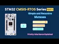 STM32 CMSIS-RTOS Part 5 How to use Mutex to Fix Priority Inversion with Priority Inheritance