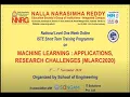 Day-4 ISTE-STTP On Machine Learning Applications Research Challenges MLARC2020 NNRG