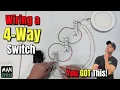 How to Wire a 4-Way Switch - It WILL Make Sense After THIS