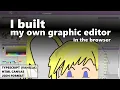 I built my own graphic editor in the browser
