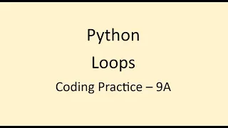 Coding Practice 9A Loops Python NxtWave CCBP