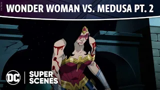 wonder woman bloodlines ww vs medusa pt 2 super scenes dc