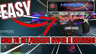 How to get the NEW HYPERX Items in WARZONE ALL PLATFORMS Working WORLDWIDE