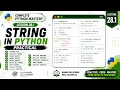 Python Strings Practical Creating Strings String Indexing Lesson 28 Part 1