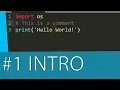 PYTHON 3 TUTORIAL - INTRODUCTION TO PYTHON COURSE