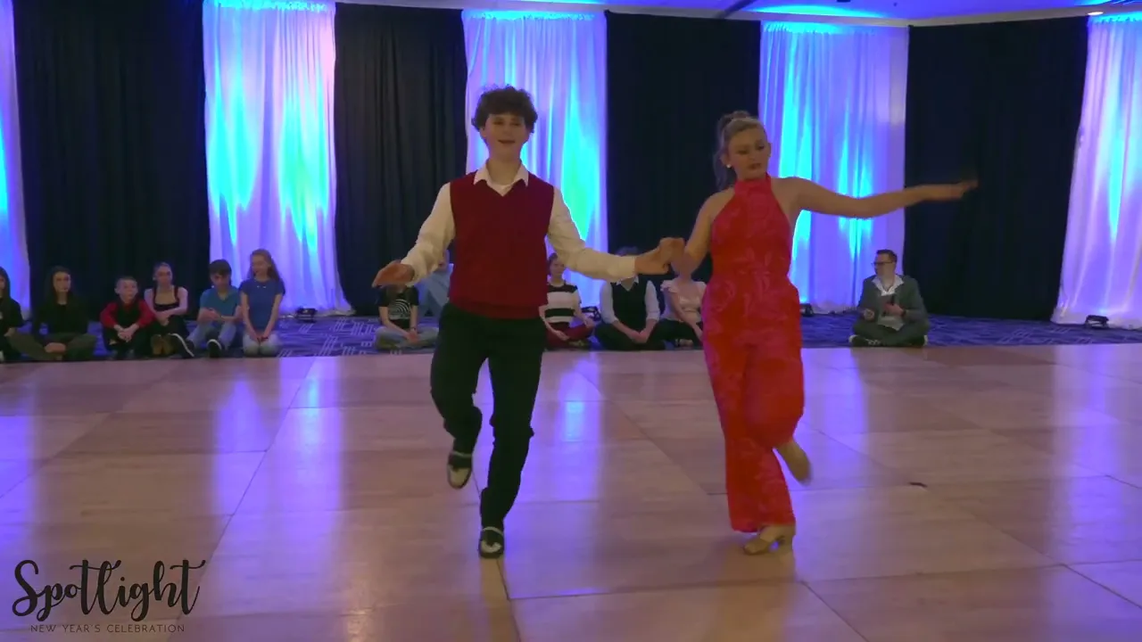 Spotlight New Year's Celebration 2025/2026 Junior Strictly Jackson McLaughlin & Saddie Honeycutt