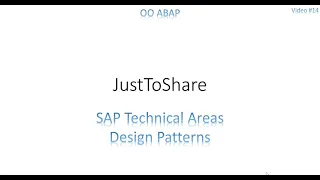 14 OO ABAP - Design Patterns