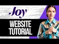 Withjoy Wedding Website Tutorial 2025
