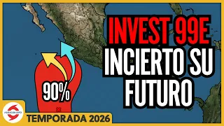 Invest 99E podría fortalecerse en un peligroso huracán y pasar cerca o sobre sectores de México.