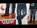 DON T BE THIS GUY Slim Straight American Eagle Jeans with Cowboy Boots
