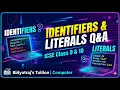Java Identifiers Literals Q A Top Board Questions for ICSE Class 9 10