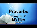 NIV Bible The Book of Proverbs 7 Bible with text