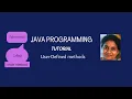 Lesson 32 User - Defined Methods Part 2