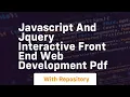 javascript and jquery interactive front end web development pdf