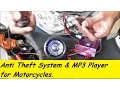 Download Lagu Motorcycle Anti-Theft System \u0026 MP3 Player with Speakers.
