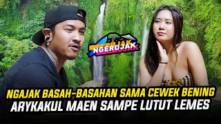 intan aninda makes arykakuls knees weak finding an angel in a hidden waterfall ngerujak vlog