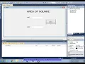 VB 2010 Program to find the area of square