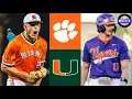 Clemson vs Miami Highlights Game 2 2024 College Baseball Highlights