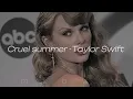 Download Lagu cruel summer -Taylor Swift (sped up+pitched+lyrics)