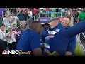 Wardrobe malfunction lights up medal ceremony for U S sweep in shot put at Worlds NBC Sports
