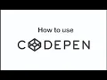 How to use Codepen to write HTML CSS and JavaScript code