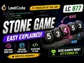 Stone Game LeetCode 877 Easy Minimax DP Explanation