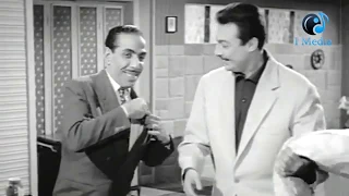 مشهد من فيلم المجانين فى نعيم اسماعيل يس ورشدي اباظة 