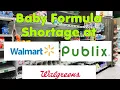 Baby Formula Shortage at Walmart Publix Walgreens Crisis for Millions of Parents