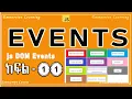 JS Events Part - 11 Advances Js
