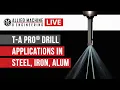 Download Lagu T-A Pro® Live Drilling Demos in Steel, Iron, and Aluminum