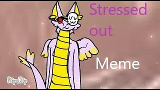 Stressed out animation meme Gif for Ledy wolf dragon read desc