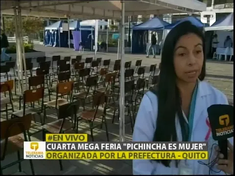 Cuarta mega feria Pichincha es mujer organizada por la prefectura - Quito