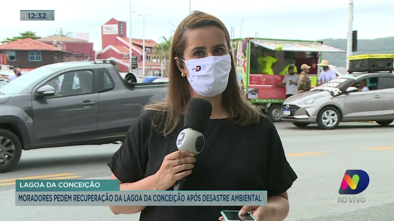 Moradores pedem recuperação da Lagoa da Conceição após desastre ambiental