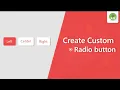 Create Custom Radio Button in android Android studio tutorial