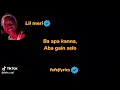 LIL MERI - Ba molomu lyrics