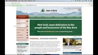 Bank of Marin Online Banking Login Instructions