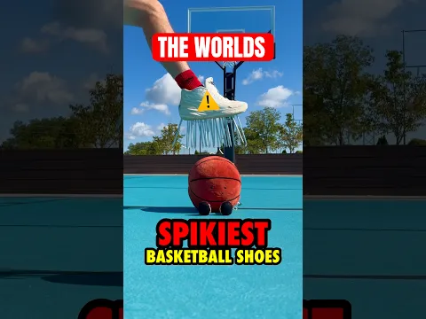 Dunking in the World’s SPIKIEST Shoes ⚠️🏀