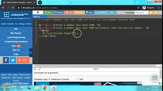 Python program to print even numbers in a range