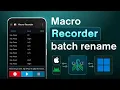Batch Rename Files with a Macro Recorder Keyboard Extension