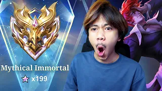 DETIK DETIK MYTHICAL IMMORTAL 200 BERSAMA PARA VIP - Mobile legends