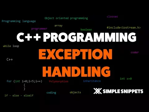 Exception Handling in C++ Programming - YouTube thumbnail