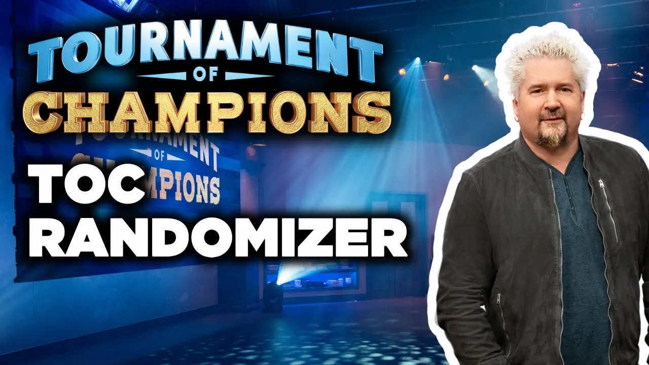 Guy Fieri Reveals the TOC Randomizer   Tournament of Champions   Food Network