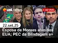Download Lagu Esposa de Moraes alvo de sanção dos EUA; manifestação contra anistia; PEC da Blindagem gera racha e+