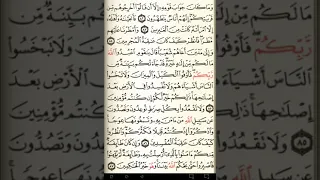 ماهر المعيقلي سورة الأعراف مكتوبة صفحة 161 مصحف المدينة المنورة جودة عالية 