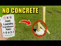 How to Install a Mailbox Post without Concrete