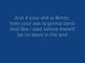 scarface no tears lyric video