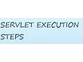 Servlet Execution Steps