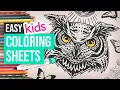 How To Design A Kids Coloring Sheet The Easy Way And Sell On Etsy