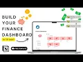 Build Your DREAM Personal Finance Dashboard in MINUTES Notion Tutorial